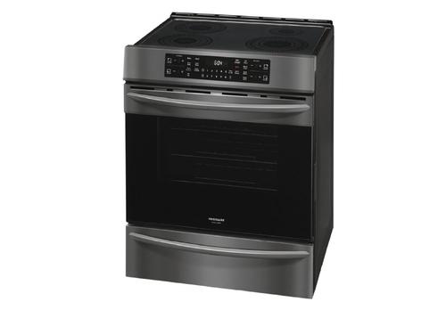 Frigidaire, Electric Range, Self Clean, Induction Elements, Convection, 4 Burners Black Stainless Steel colour